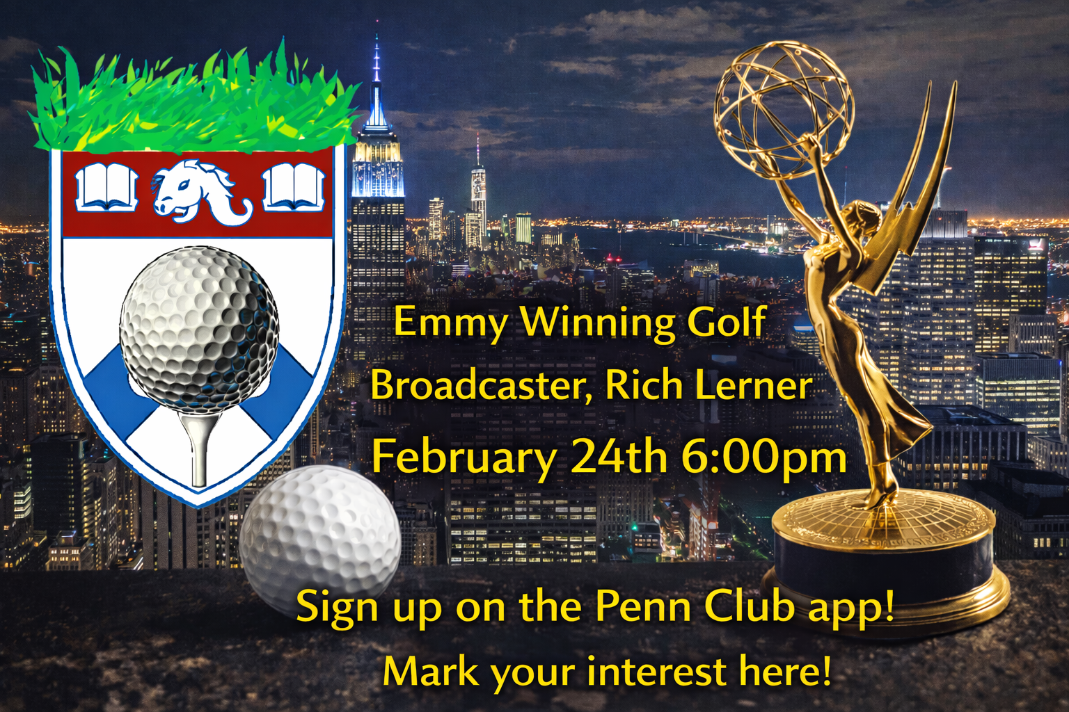 Rich Lerner event poster